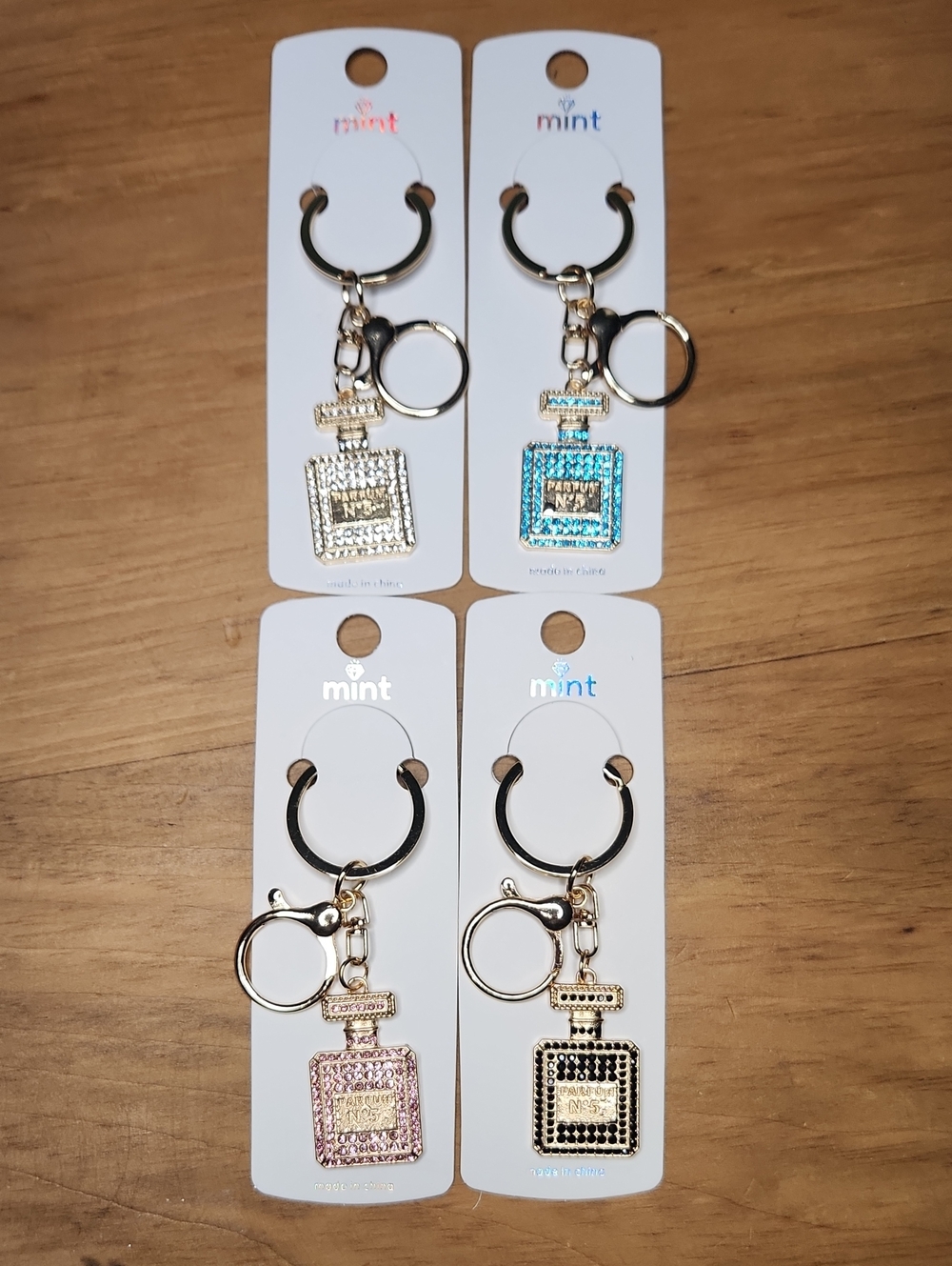 Perfume Bottle Bag Charm/Keychain, PRICE IS FOR ONE! CHOOSE YOUR COLOR